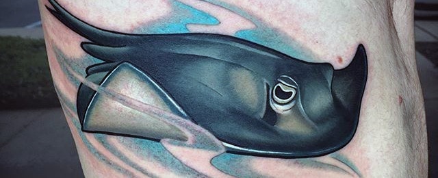 Stingray Tattoo Designs For Men