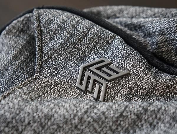 Stm Goods 28 Liter Myth Backpack Brand Detail On Exterior