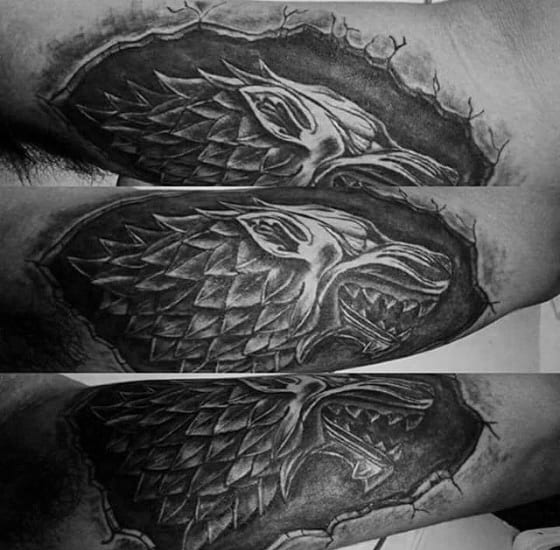 Stone 3d Outer Forearm Game Of Thrones Guys Tattoos