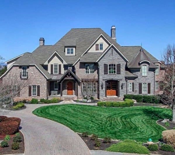 stone paver driveway