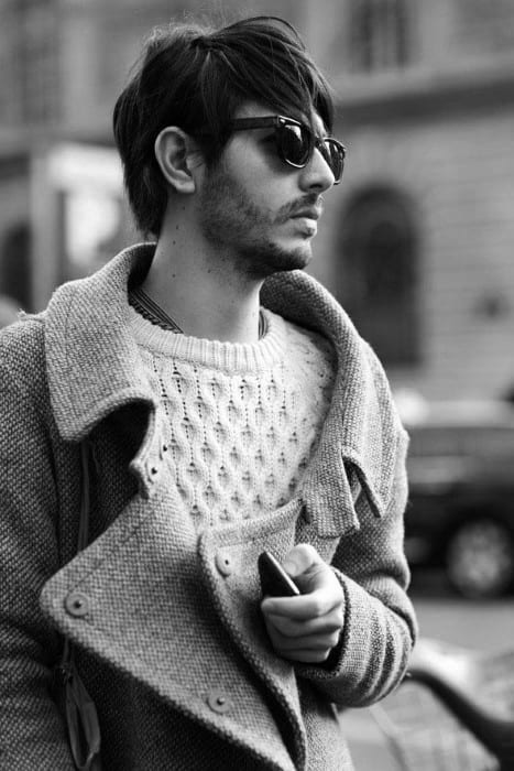 Straight Medium To Hipster Long Hair Men