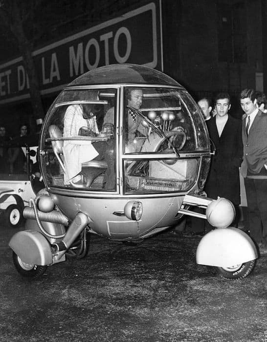 Strange Glass Ball Car