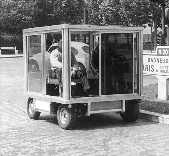 Strange Square Car With Box Design Windows