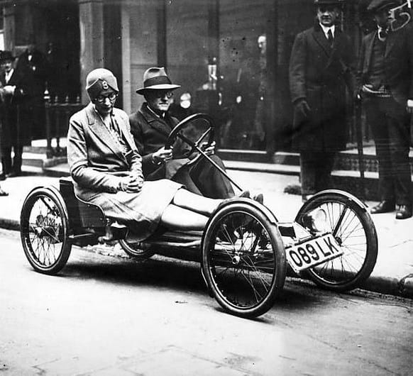 Strange Vintage Car With No Metal Body