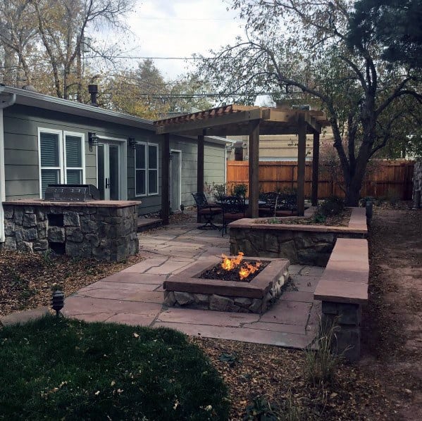 Stunning Backyard Flagstone Patio Designs