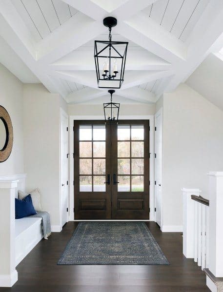 modern geometric cage lamp