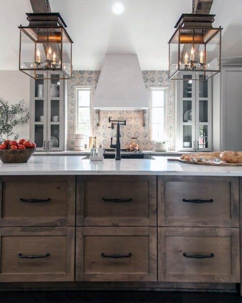 weathered metal handle 