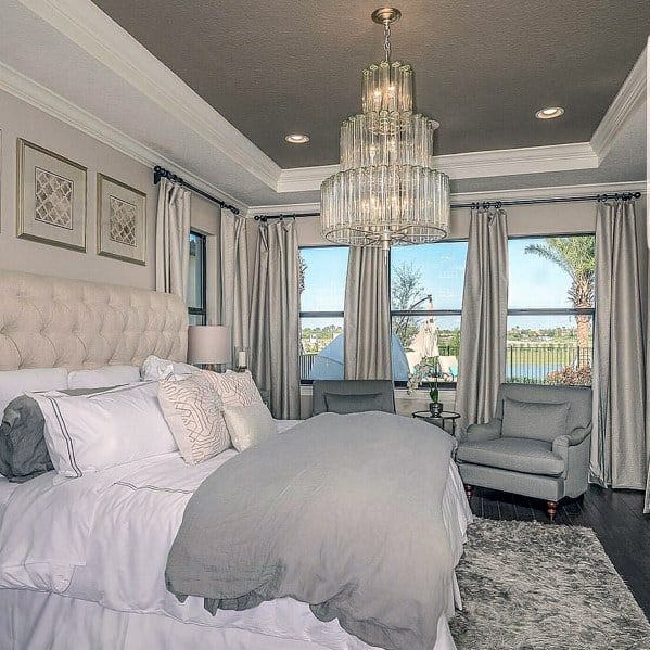 stunning gray interior master bedroom designs