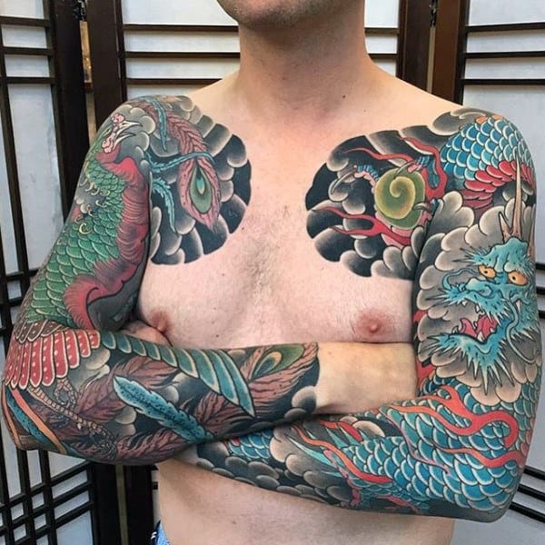 Stunning Japanese Sleeve Tattoo For Males