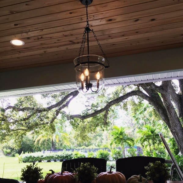 caged pendant ceiling