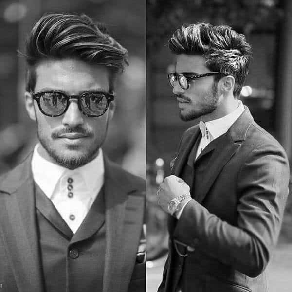 Stylish Guys Medium Length Thick Hair