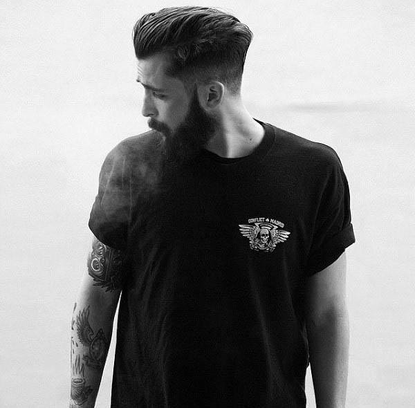 Stylish Low Fade Mens Haircut