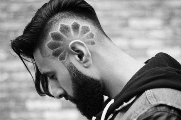 Stylish Male Long Hair With Undercut Design On Sides