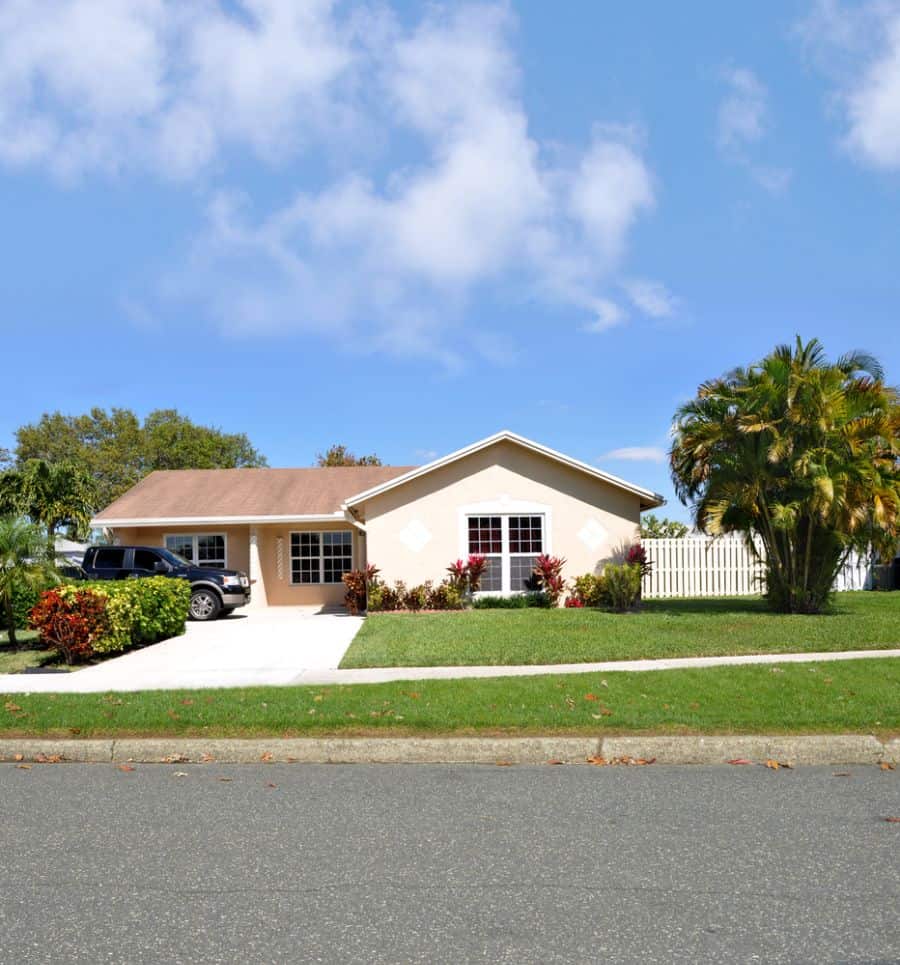 small suburban house