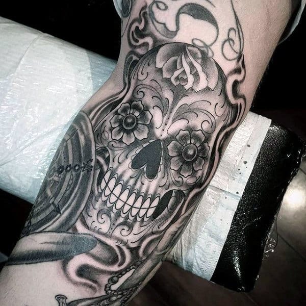 Sugar Skull Tattoo Ideas For Males
