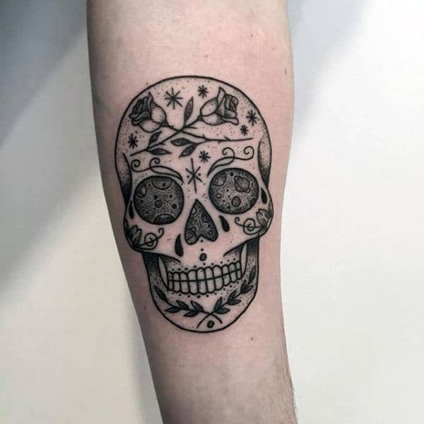 Sugar Skulls Tattoo Designs Men
