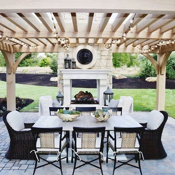 Superb Patio Fireplace Ideas