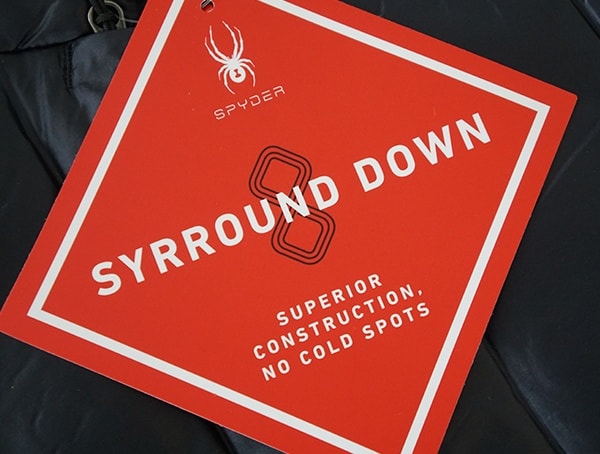 Superior Construction With No Cold Spots Mens Spyder Syrround Down Jacket