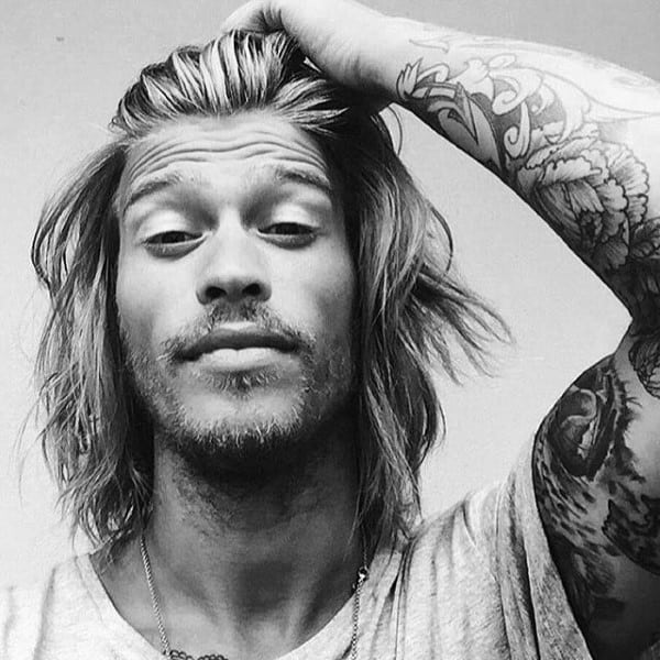 Surfer Look Male Hair Long