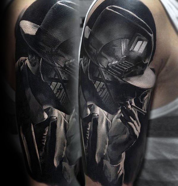 Surrealism Half Sleeve 3d Male Epic Tattoo Ideas