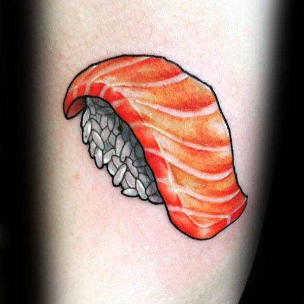 Sushi Mens Small Arm Tattoo Designs