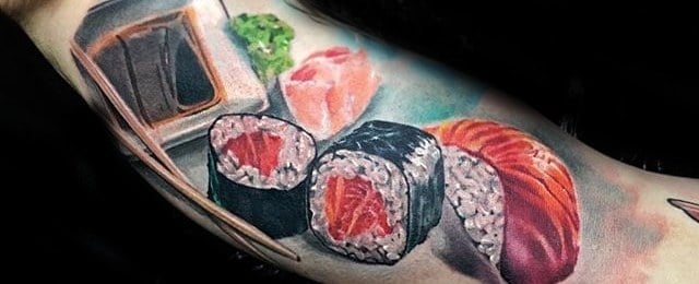 Sushi Tattoo Designs For Men