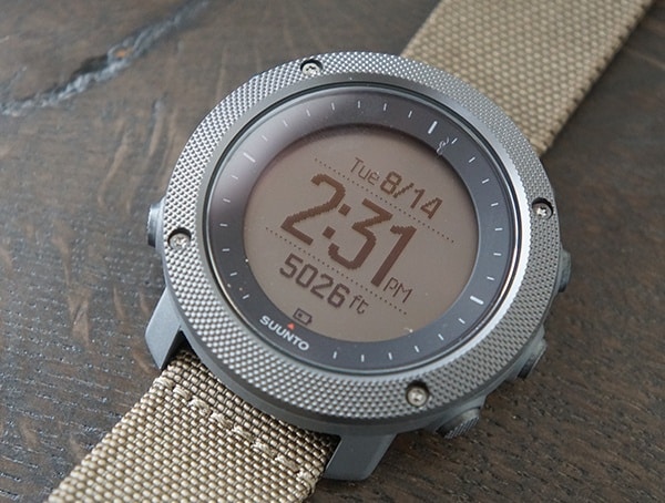 Suunto Traverse Alpha Elevation With Time And Date Dial