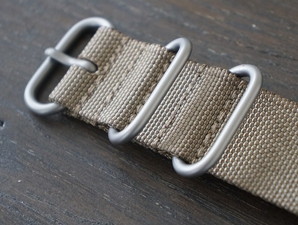 Suunto Traverse Alpha Watch Foliage Strap Detail With Metal Latch