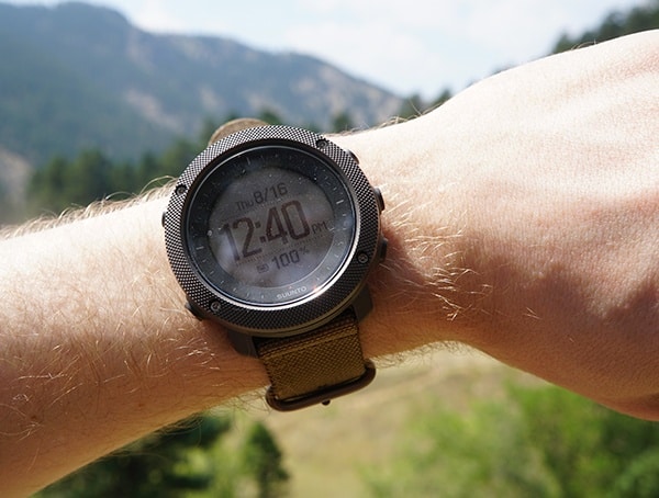 Suunto Traverse Alpha Watch Time Display