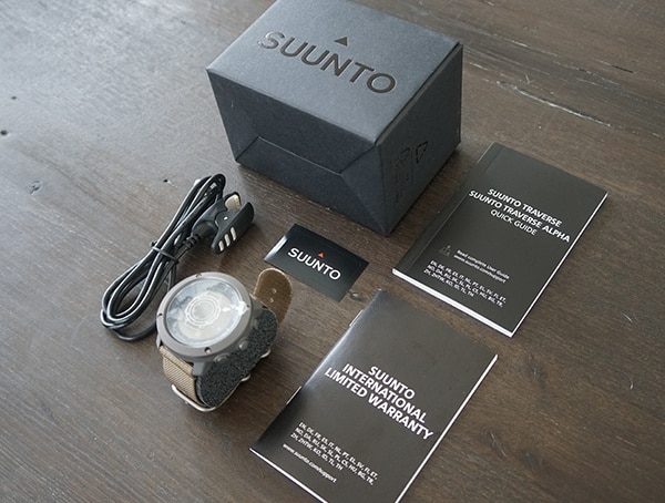 Suunto Traverse Alpha Watch With Included Accessories