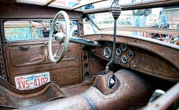 Sweet Rat Rod Interior Ideas