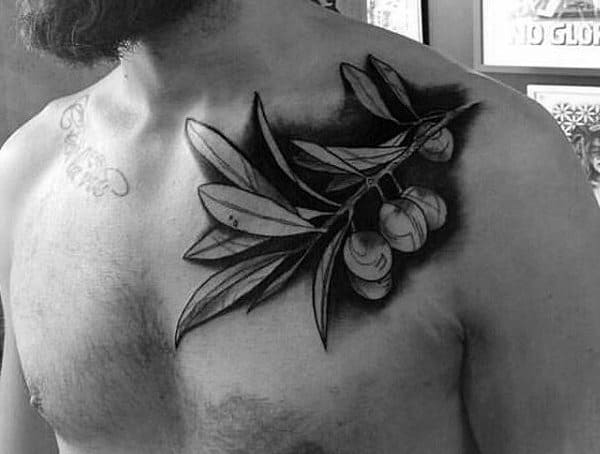 Symbolic Tattoos For Men Olive Branch Meaning