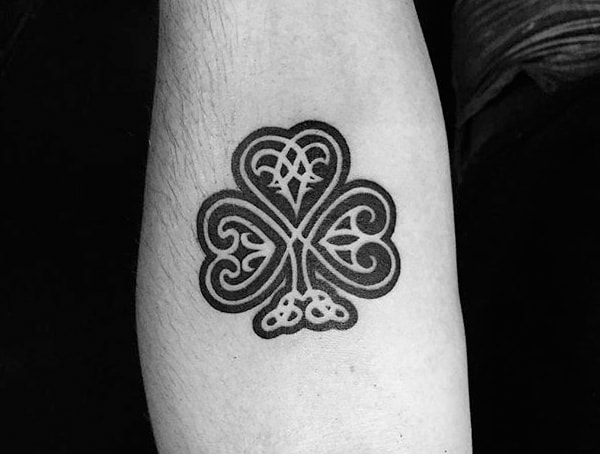 Symbolic Tattoos For Men Shamrock Meaning