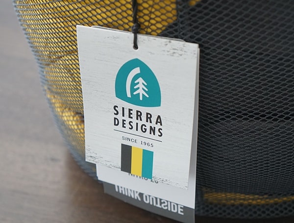Tag Think Outside Sierra Designs Nitro 800 20 Degree Sleeping Bag
