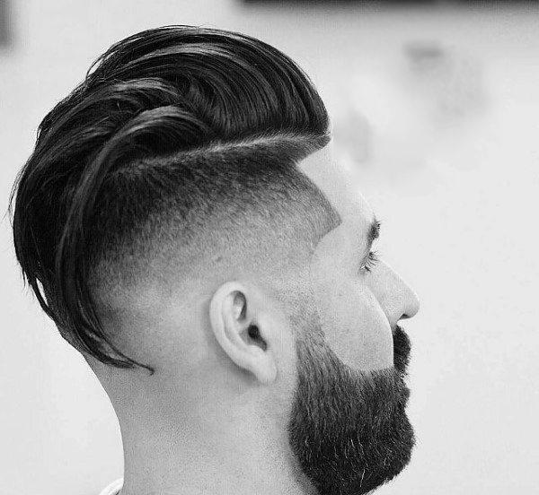 Taper Fade Undercut With Long Hair For Men