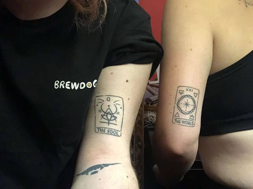 Tarot Card Matching Tattoo