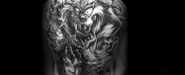 Tasmanian Devil Tattoo Designs For Men