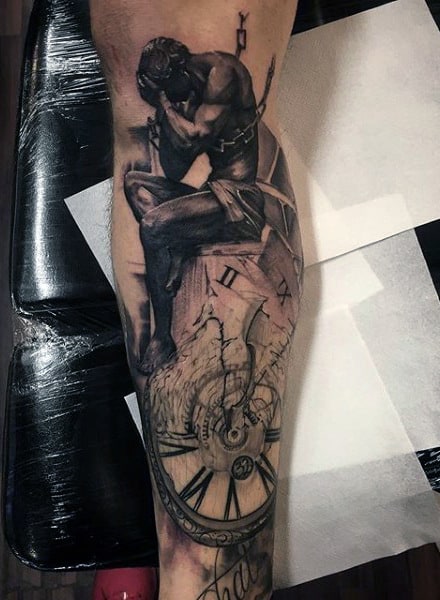 Tattoo Clocks On Men