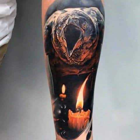 Tattoo Flames Sleeve On Men