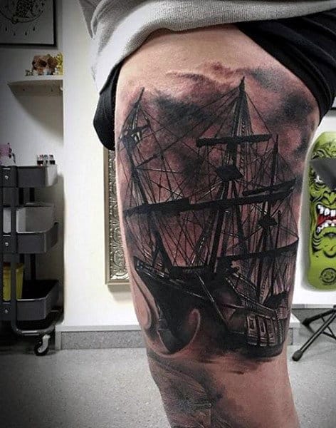 Tattoo Ship For Men