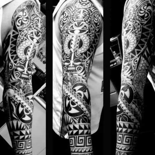 Tattoo Tribal Male Sleeves
