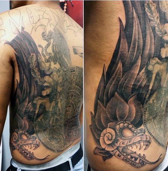 Tattoos Aztec For Men On Back