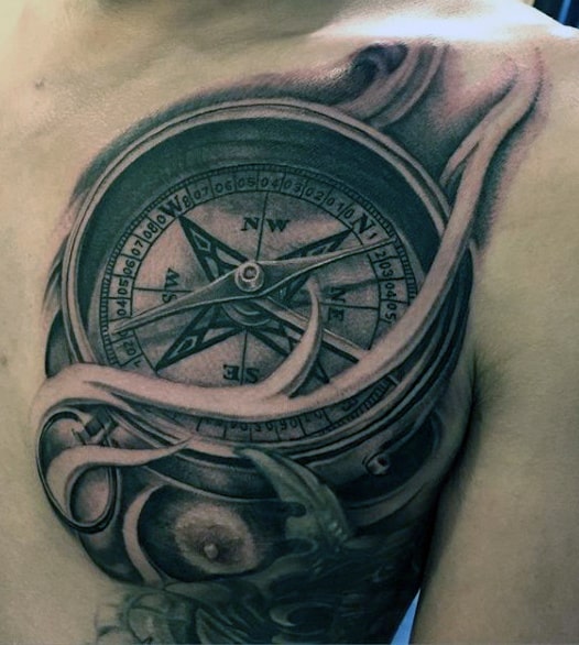Tattoos Compass For Guys