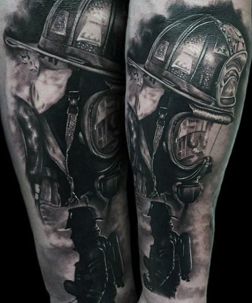 Tattoos For Male Firefighters