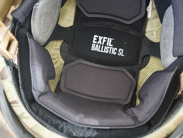 Team Wendy Exfil Ballistic Sl Helmet Thicker Center Pad Installed