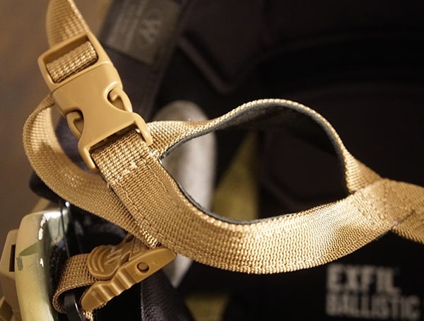 Team Wendy Exfil Sl Military Helmets Chin Cup With Buckle Release