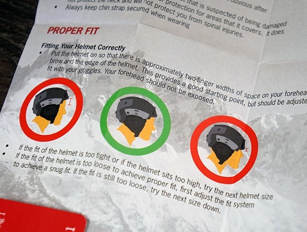 Team Wendy Helmet Proper Fit