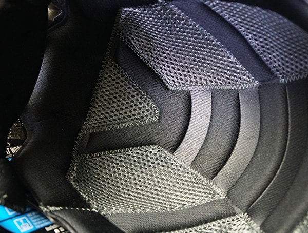 Team Wendy M 216 Helmet Review Liner Detail Inside