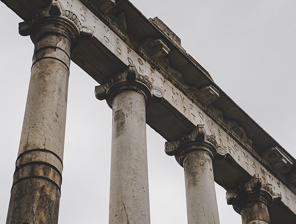 Temple Of Saturn Roman Forum Italy