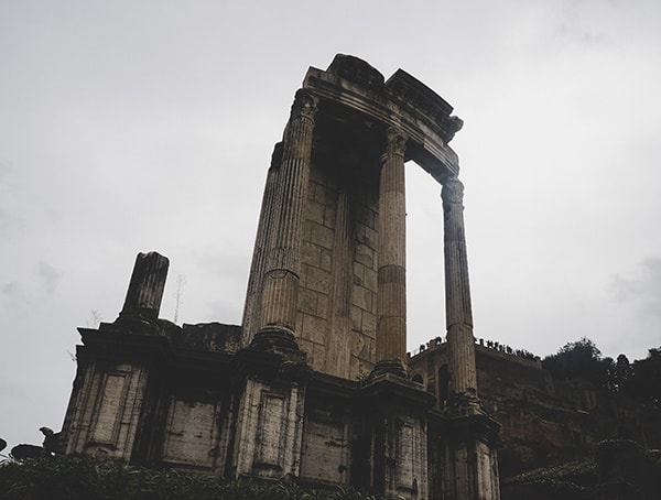 Temple Of Vesta The House Of Vestal Virgins Roman Forum